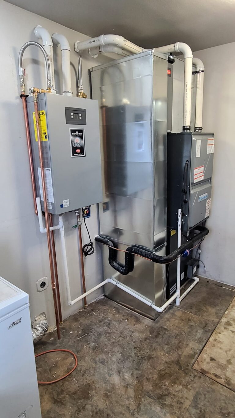 Plumbing and mechanical work by Knik Heating in a Wasilla, AK home