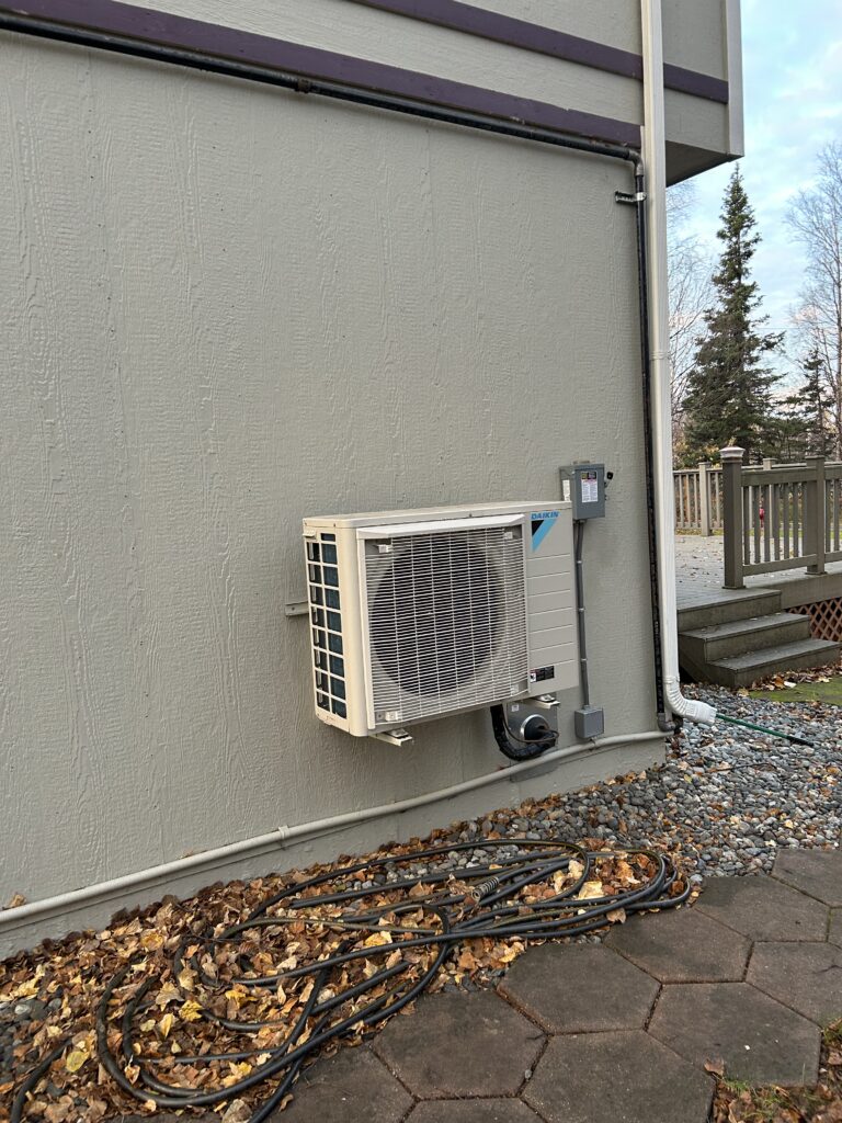 Daikin air conditioning system installed by Knik Heating in Wasilla, AK