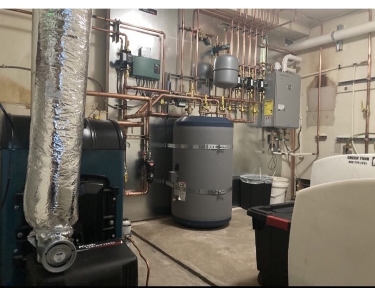 Ductwork and air handling equipment installed by Knik Heating