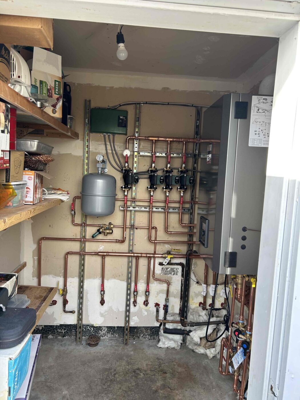 NTI boiler system installed by Knik Heating in the Mat-Su Valley